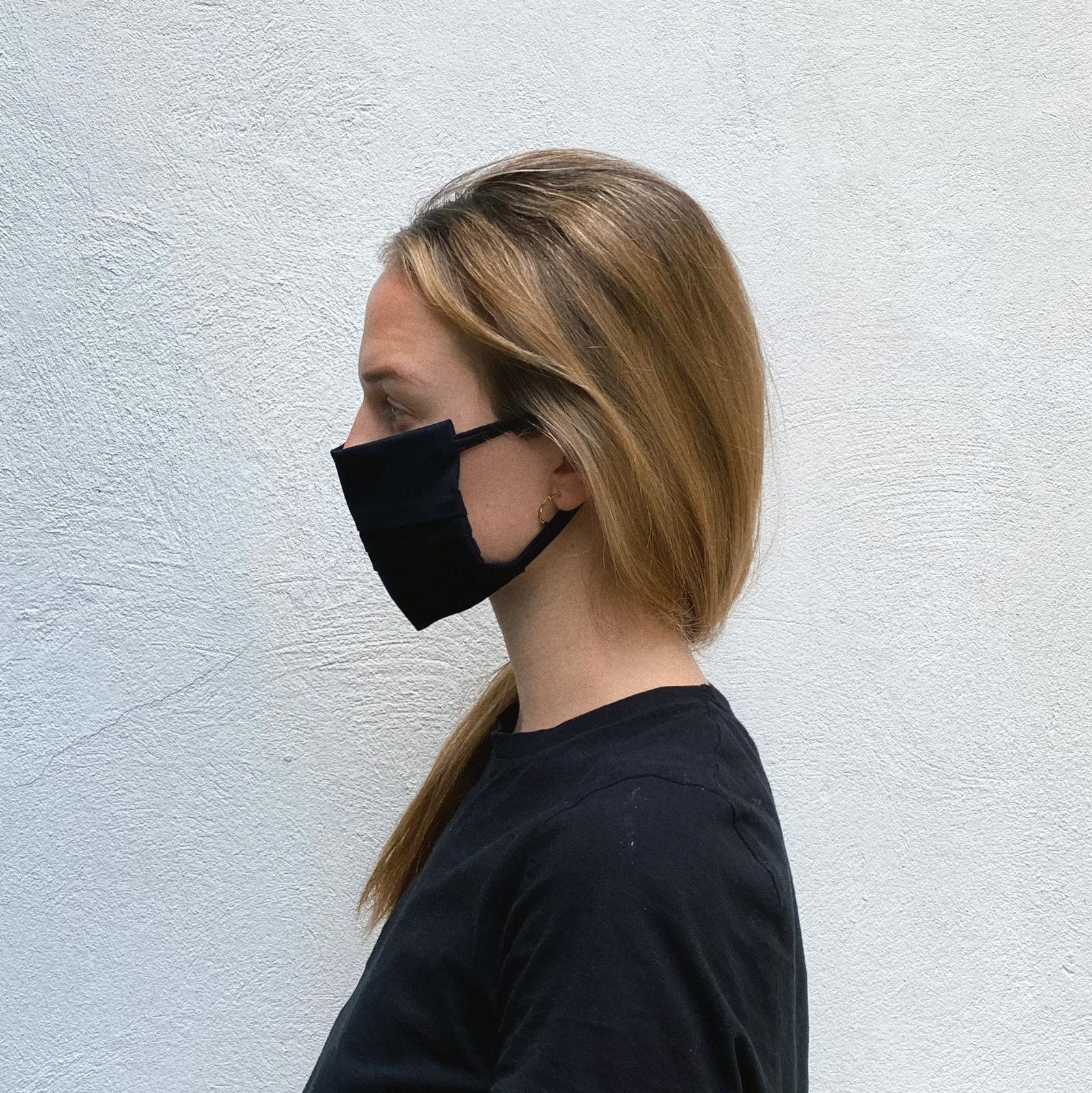 Riley Studio Fabric Face Mask - Midnight