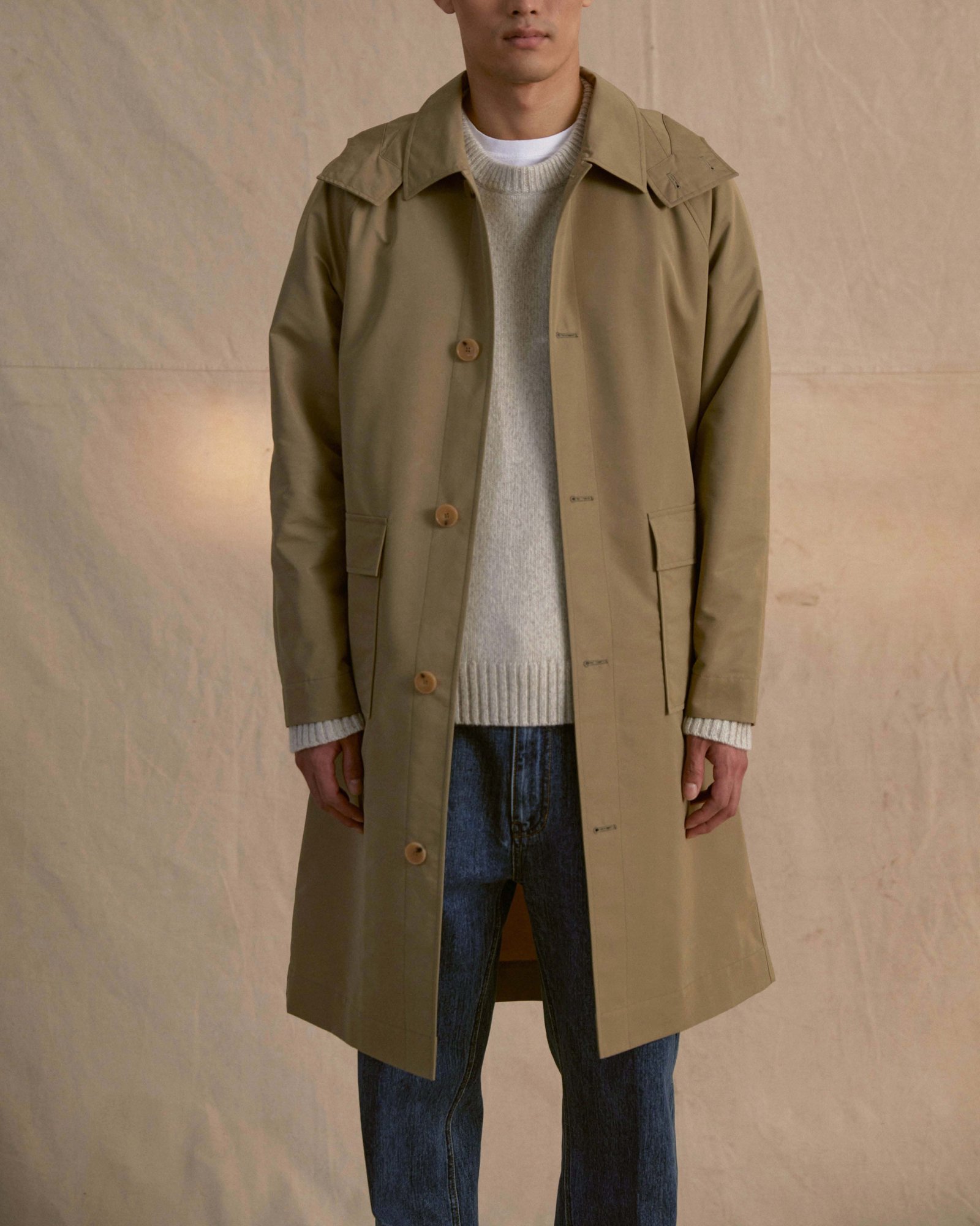 Classic Car Coat - Olive
