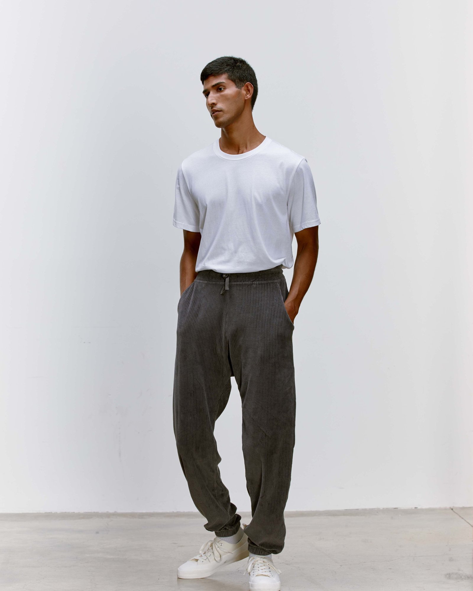 Organic Cotton Corduroy Track Pant