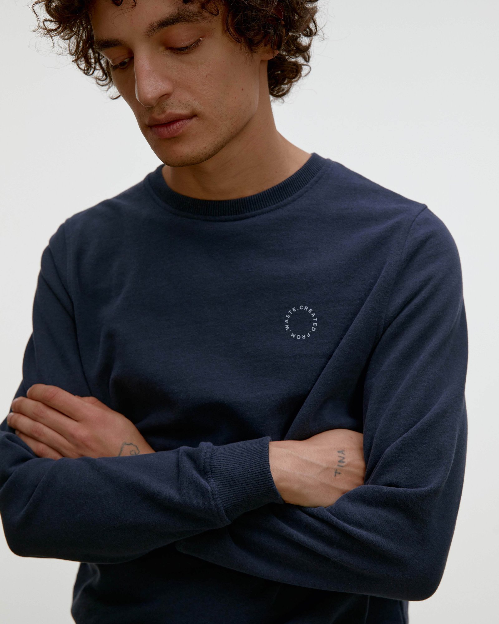 Created From Waste Sweatshirt Little & Large Set
