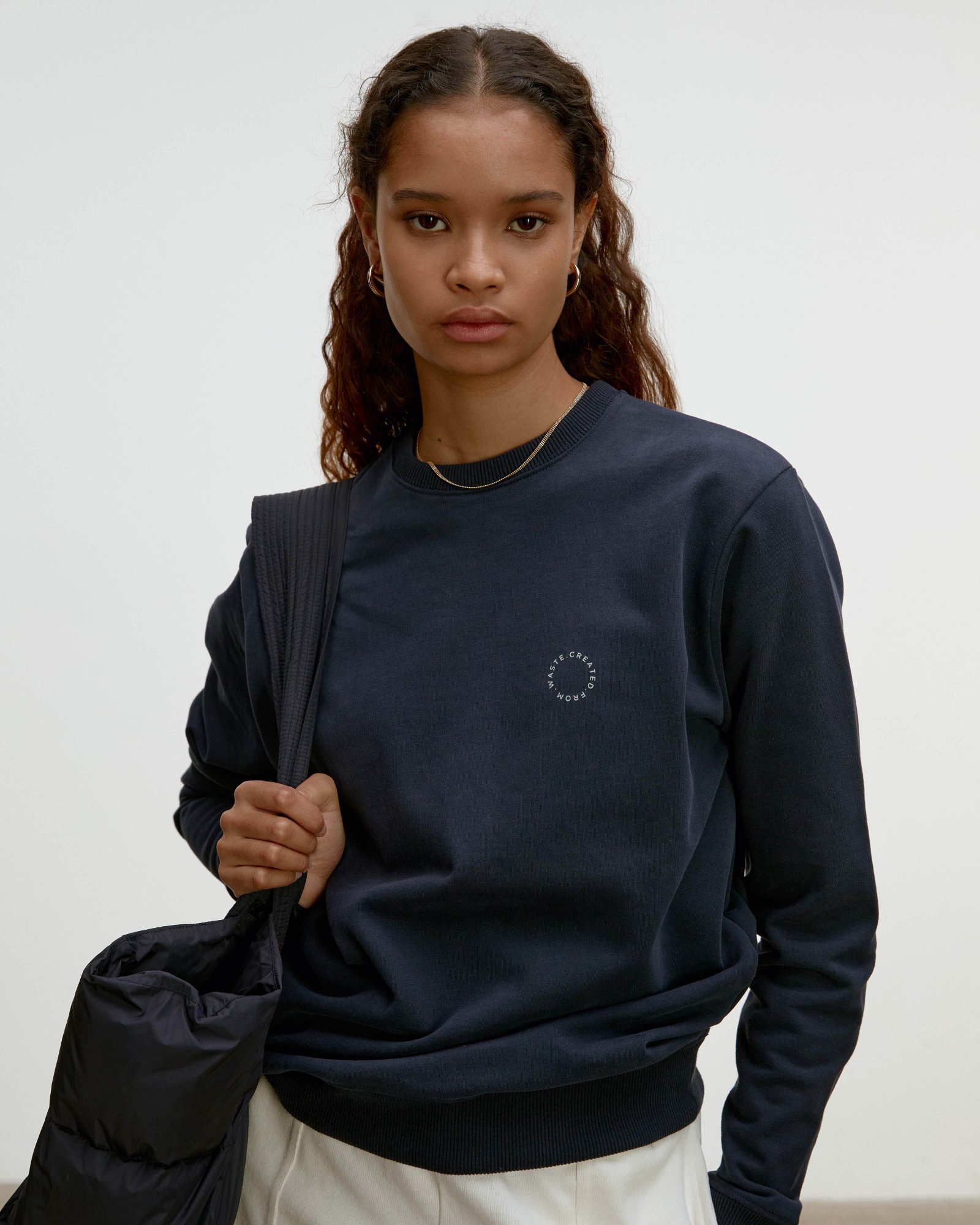 Created From Waste Sweatshirt Little & Large Set