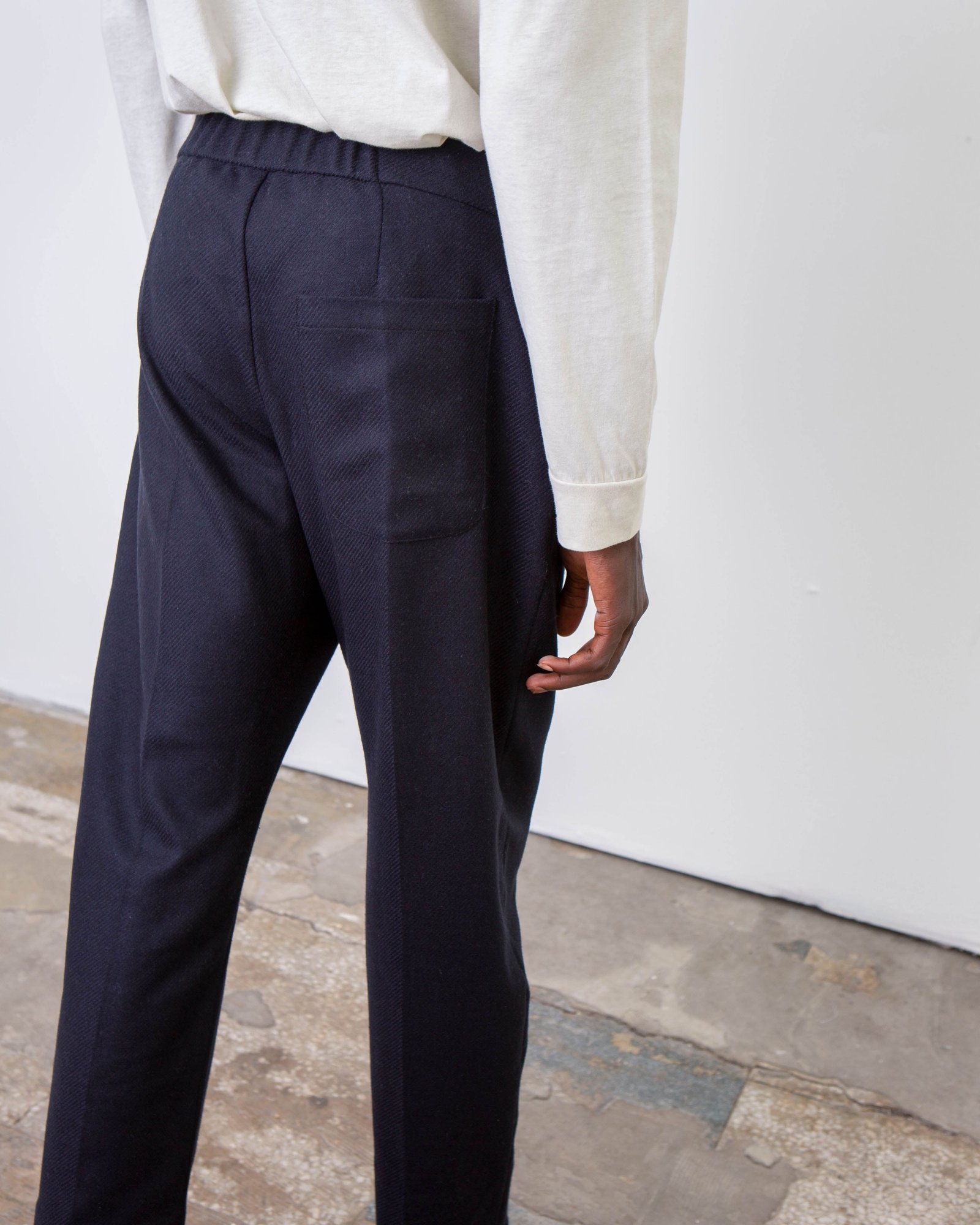 Recycled Wool Tailored Trouser