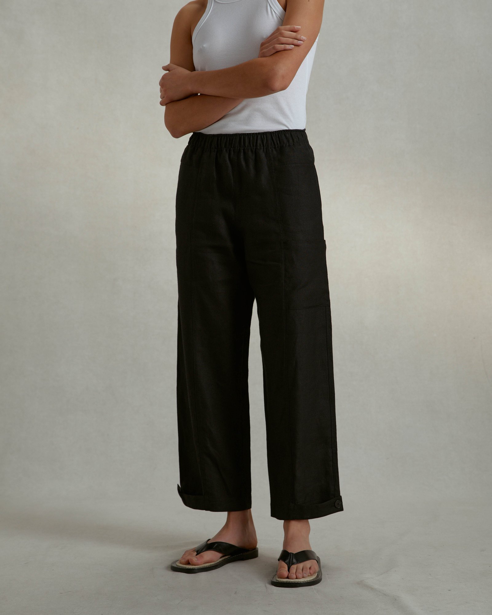 Organic Linen Pocket Trouser